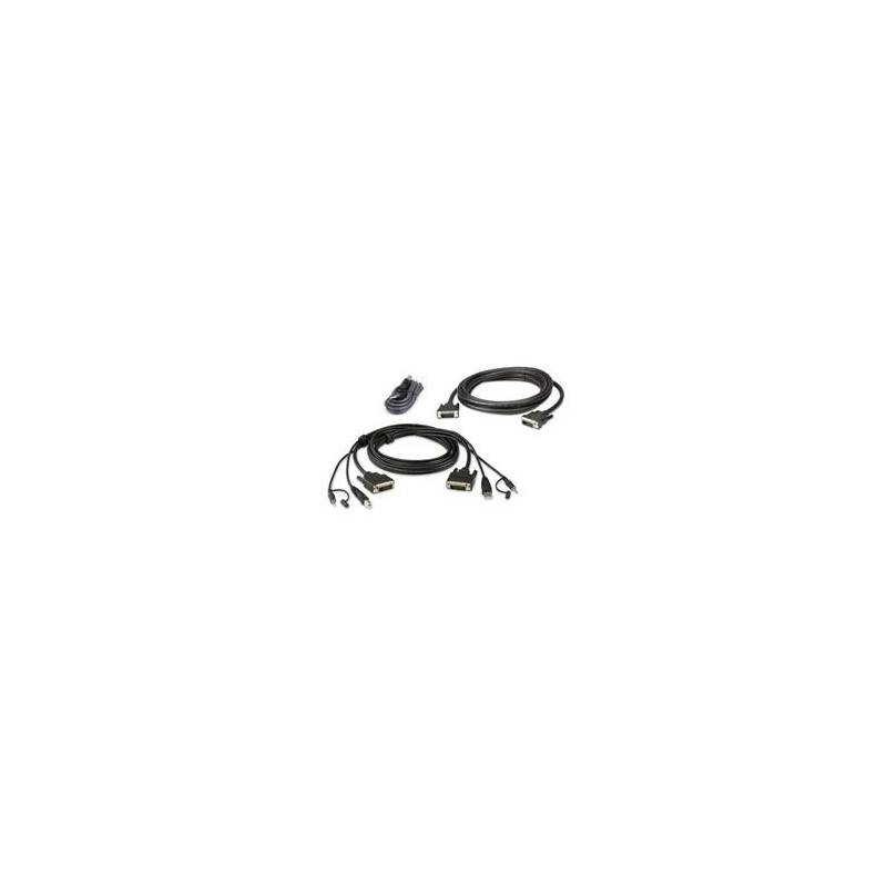 ATEN 3M USB DVI-D Dual Link Dual Display Secure KVM Cable Kit
