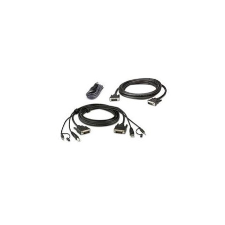 ATEN 3M USB DVI-D Dual Link Dual Display Secure KVM Cable Kit