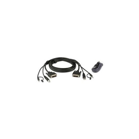 ATEN 3M USB DVI-D Dual Link Secure KVM Cable Kit