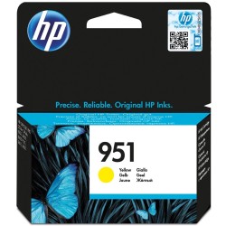 HP 951 Yellow Original Ink Cart, CN052AE (700 pages)