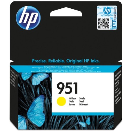 HP 951 Yellow Original Ink Cart, CN052AE (700 pages)