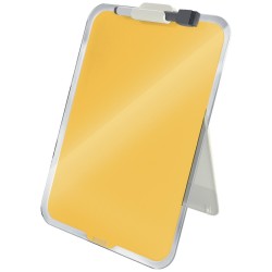 LEITZ Stolní skleněná tabulka na poznámky Cosy teplá žlutá