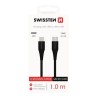 Datový Kabel Swissten USB-C / Micro USB 1,0 M černý