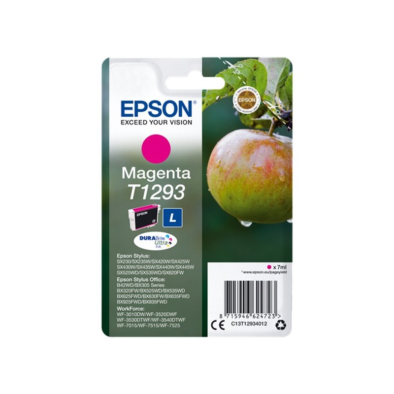EPSON ink bar Singlepack "Jablko" Magenta T1293 DURABrite Ultra Ink (7 ml)