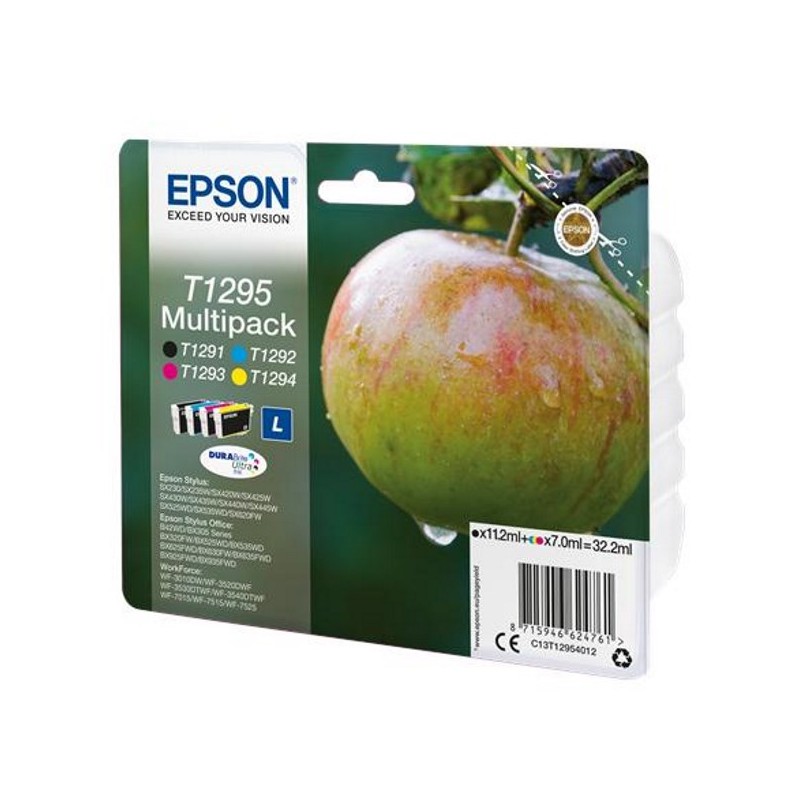 EPSON ink Multipack 4-colours "Jablko" T1295 DURABrite Ultra Ink