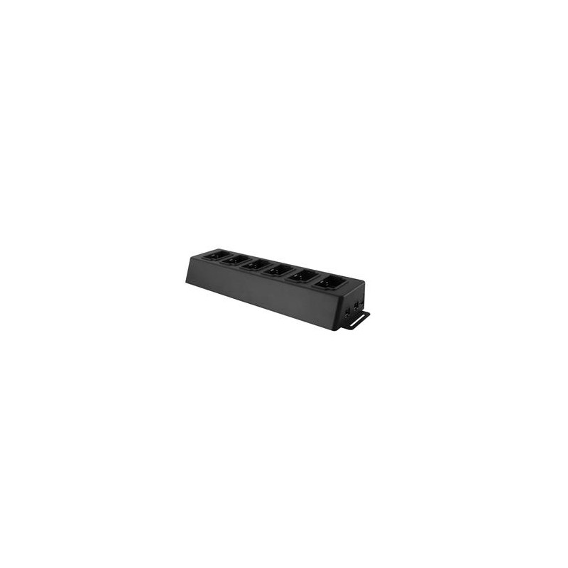 Transcend TS-DPD6N dokovací stanice pro osobní kameru DrivePro Body 30/60, 6 portů, USB 3.0, 1x LAN, 1x WAN, černá