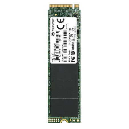 TRANSCEND MTE112S 512GB SSD disk M.2 2280, PCIe Gen3 x4 NVMe 1.3 (3D TLC), single sided, 1700MB/s R, 900MB/s W