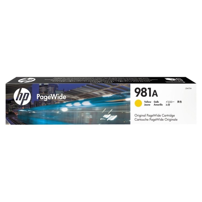 HP 981A - žlutá inkoustová kazeta, J3M70A