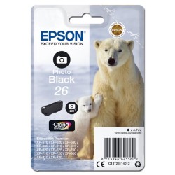 Epson Singlepack Photo Black 26 Claria Premium Ink