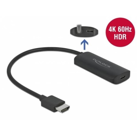 Delock Adaptér HDMI-A samec USB Type-C samice (DP Alt Mode) 4K 60 Hz