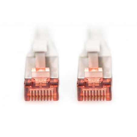 DIGITUS CAT 6 S-FTP patch cord, Cu, LSZH AWG 27/7, length 2,5 m, color grey