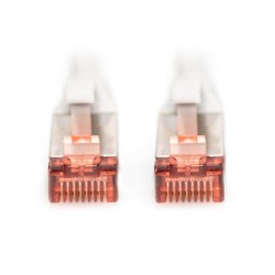 Digitus CAT 6 S-FTP patch cord, Cu, LSZH AWG 27/7, length 4 m, color grey