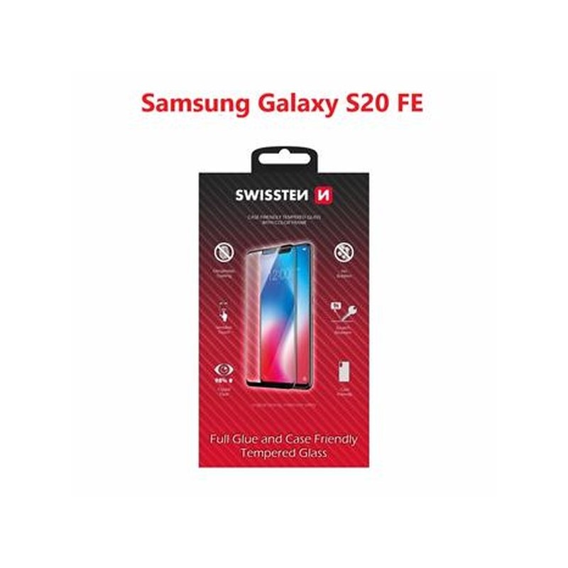 Swissten ochranné Sklo Case Friendly Samsung G780 Galaxy S20 FE CERNÉ