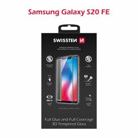 Swissten ochranné Sklo Ultra Durable 3D Samsung G780 Galaxy S20 FE CERNÉ