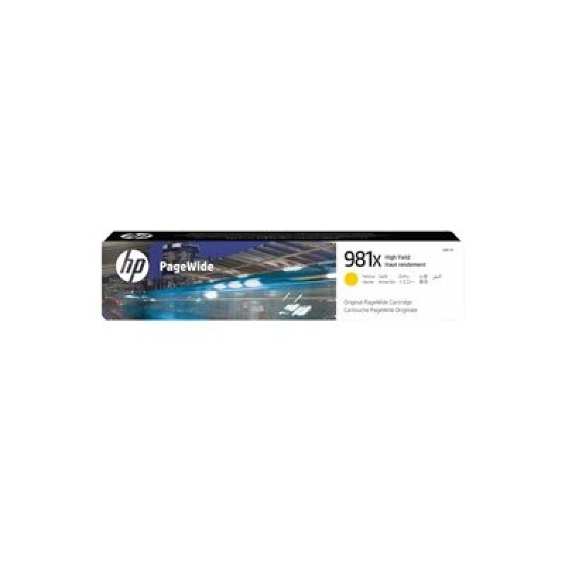 HP 981X - žlutá inkoustová kazeta, L0R11A