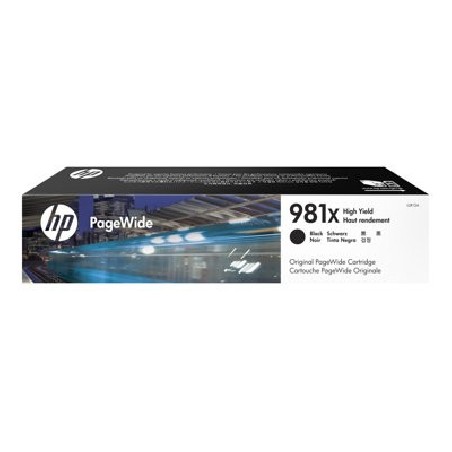 HP 981X High Yield Black Original PageWide Cartridge (11,000 pages)