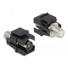 Delock Keystone modul IEC samec F samice černá 86856
