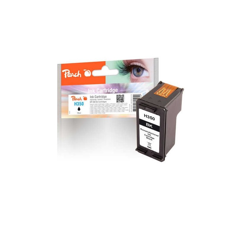 PEACH kompatibilní cartridge HP CB335EE No.350, Black, 19 ml