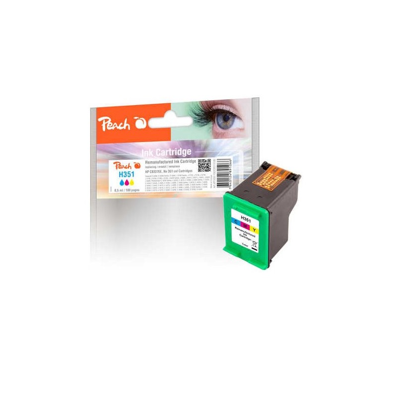 PEACH kompatibilní cartridge HP CB337EE No.351, Color, 8,5 ml