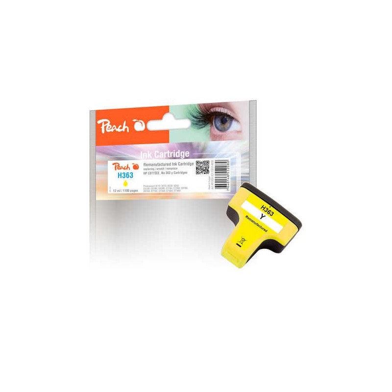 PEACH kompatibilní cartridge HP C8773EE No.363, Yellow, 12 ml