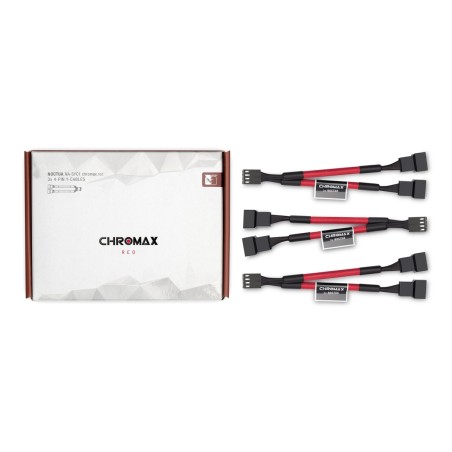 Noctua NA-SYC1 chromax.red - sada 3 ks, červená
