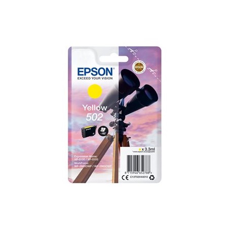 EPSON singlepack,Yellow 502,Ink,standard
