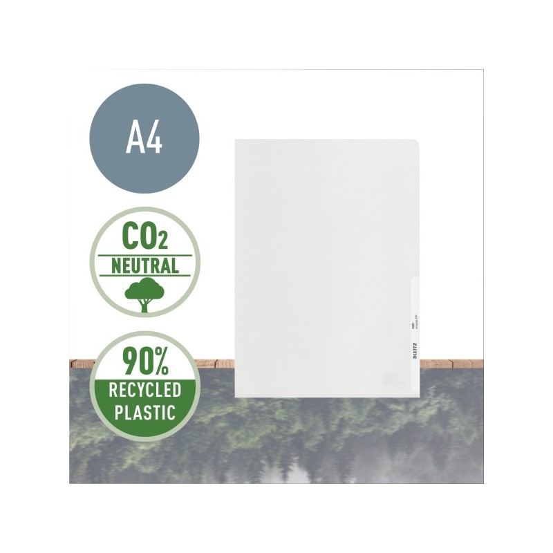 LEITZ Ekologické desky RECYCLE, A4, 140 mic, sáček 25 ks