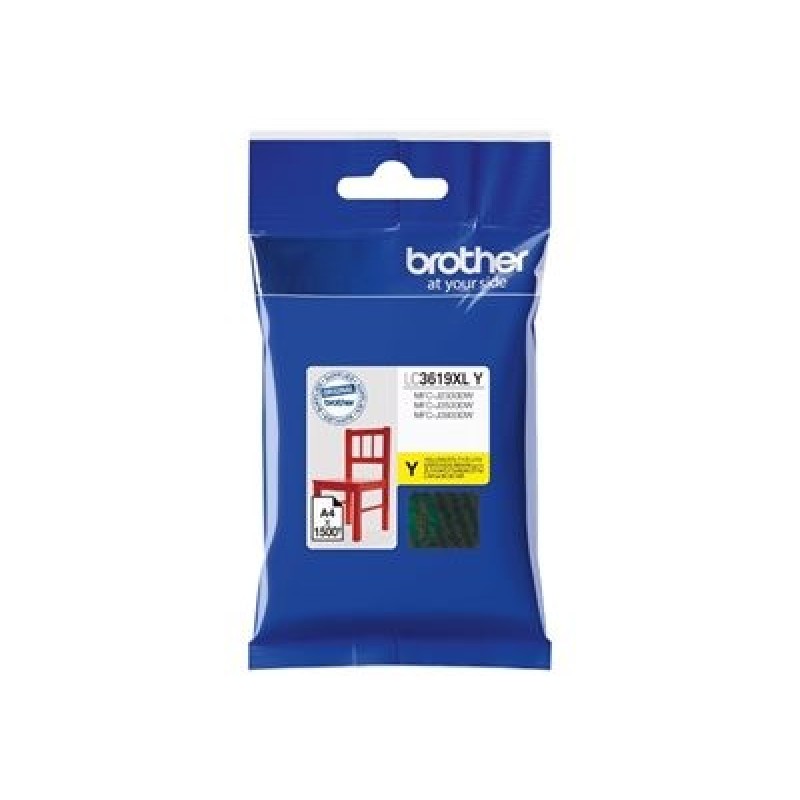 BROTHER INK LC-3619XLY žlutý, yellow - 1300stran, J2330, J3530, J3930