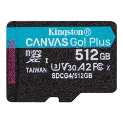 Kingston Canvas Go Plus A2/Micro SDXC/512GB/UHS-I U3 / Class 10