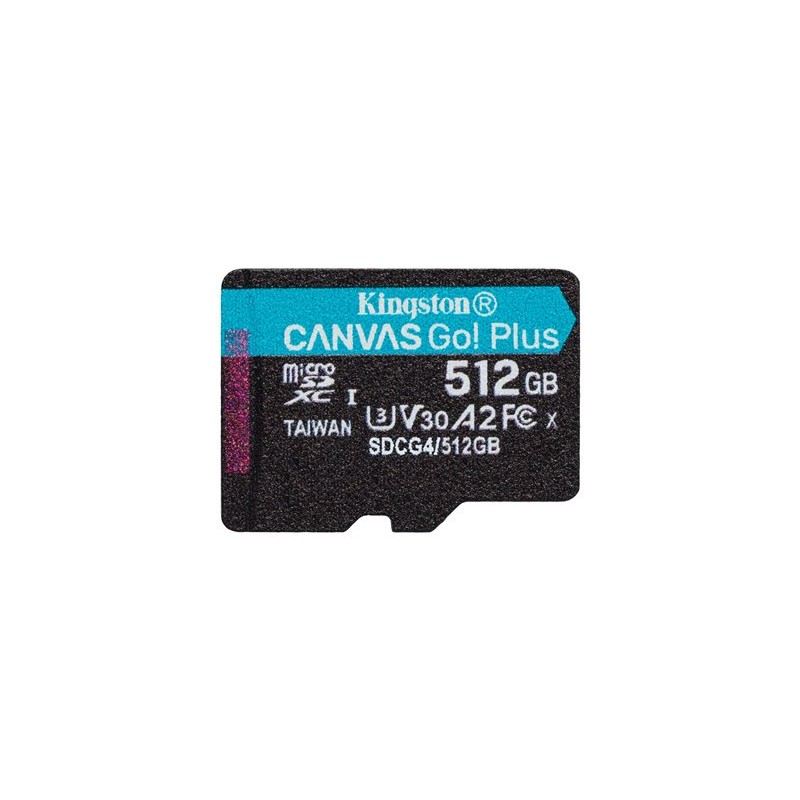 Kingston Canvas Go Plus A2/Micro SDXC/512GB/UHS-I U3 / Class 10