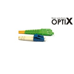 OPTIX SC/APC-LC optický patch cord 09/125 0,5m