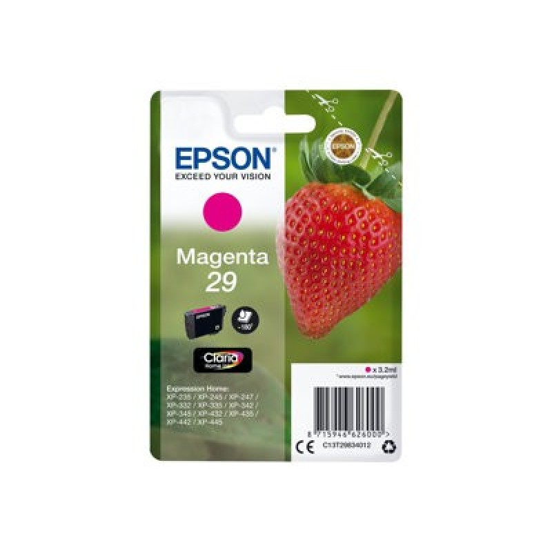 EPSON Singlepack Magenta 29 Claria Home Ink