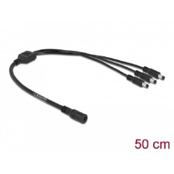 Delock Kabelový DC splitter 5,5 x 2,1 mm, z 1 x zásuvka na 3 x zástrčky