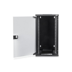 Digitus nástěnná skříňka 254 mm (10 ") 12U 592x312x300 mm, barva černá (RAL 9005)