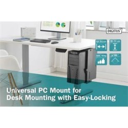 DIGITUS univerzální držák na PC pro montáž na stůl s funkcí Easy-Locking