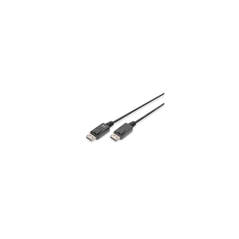 Digitus propojovací kabel DisplayPort, DP M/M, 5,0 m, s blokováním, DP, 1,1 a