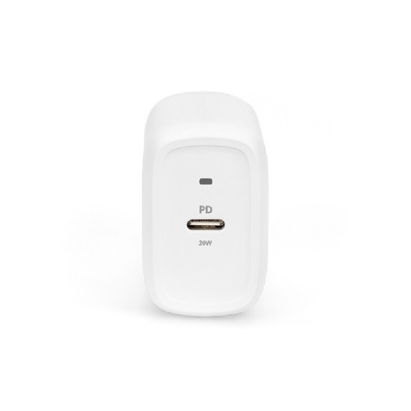 DIGITUS univerzální nabíjecí adaptér, USB-C, 20 W, bílý
