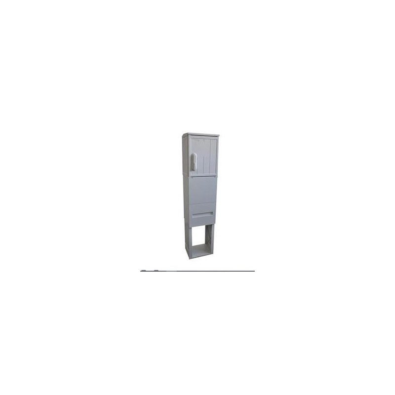 OPTIX Venkovní Optický pilířový rozvaděč (sloupek) 300x1500x250mm, IP44 Sestava
