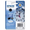 EPSON ink čer Singlepack "Budík" Black 27 DURABrite Ultra Ink