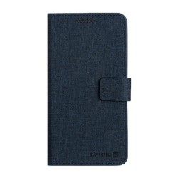 SWISSTEN POUZDRO LIBRO UNI BOOK L TMAVE MODRÉ (148 x 71 mm)