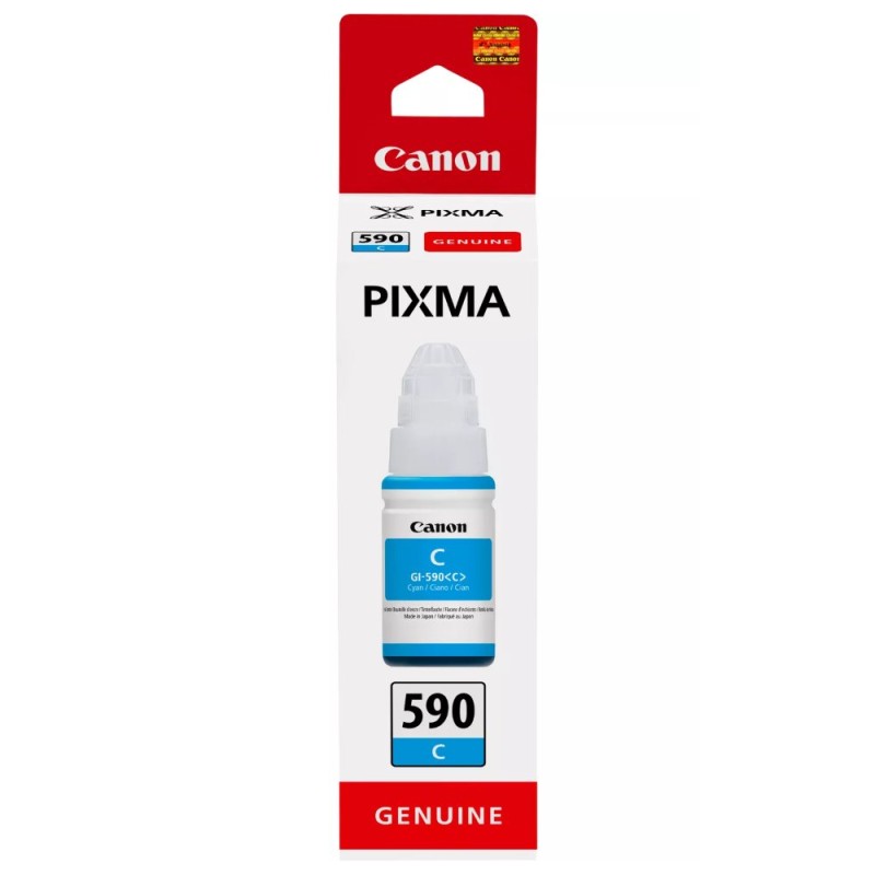 Canon BJ INK GI-590 C azurová pro Pixma G1500, G2500, G3500, G4500 (7000str.)
