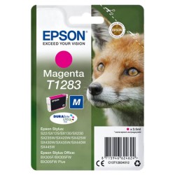 EPSON ink bar Singlepack "Liška" Magenta T1283 DURABrite Ultra Ink (3,5 ml)