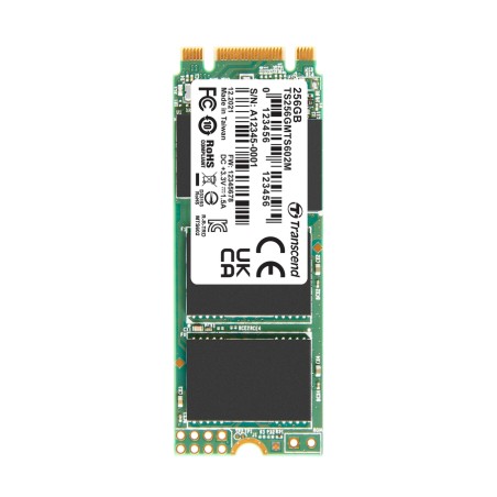 TRANSCEND MTS602M 256GB SSD disk M.2 2260, SATA III 6Gb/s (MLC), 530MB/s R, 450MB/s W