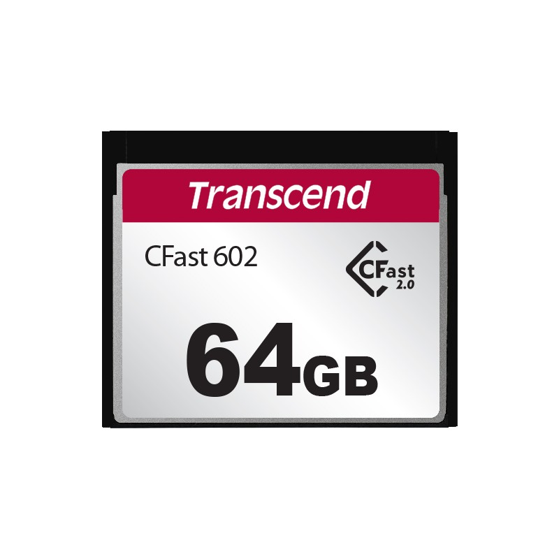 Transcend 64GB CFast 2.0 CFX602 paměťová karta (MLC)