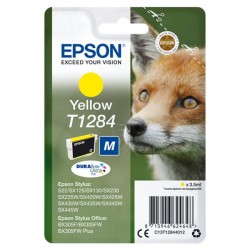EPSON ink bar Singlepack "Liška" Yellow T1284 DURABrite Ultra Ink (3,5 ml)