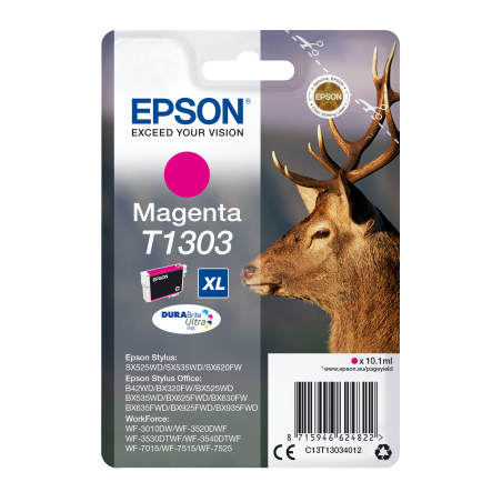 EPSON ink bar Singlepack "Jelen" Magenta T1303 DURABrite Ultra Ink (10,1 ml)