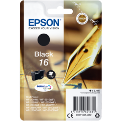 EPSON ink čer Singlepack "Pero" Black 16 DURABrite Ultra Ink
