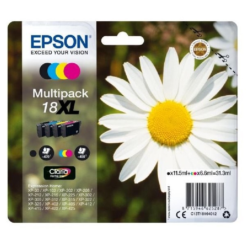 Epson Multipack 4-colours 18XL Claria Home Ink