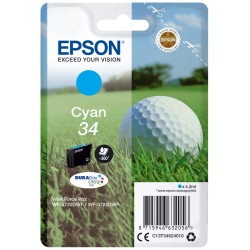 EPSON ink bar Singlepack "Golf" Cyan 34 DURABrite Ultra Ink 4,2 ml, BAR 300 stran
