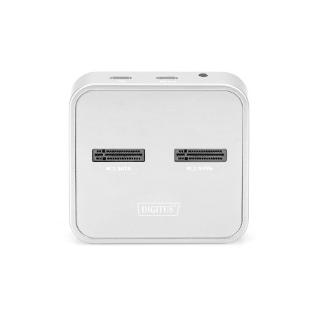 DIGITUS DoKovací stanice M.2 NVMe + M.2 SATA SSD se čtečkou karet SD Express, USB-C